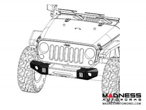 Jeep Wrangler JL Light Caps - 56"